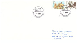 6 JUIN 1988 NORDKAPP - Storia Postale