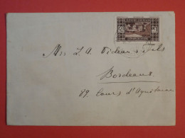 AT0  LIBAN BELLE LETTRE  1931 BEYROUTH A  BORDEAUX FRANCE ++AFF. INTERESSANT++ - Lebanon