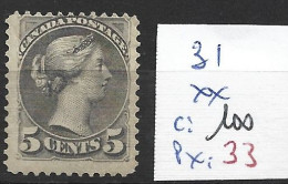 CANADA 31 ** Côte 100 € - Unused Stamps