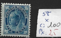 CANADA 58 * Côte 100 € - Unused Stamps