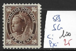 CANADA 59 Sans Gomme Côte 100 € - Unused Stamps