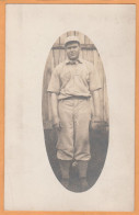 Baseball Player 1908 Real Photo - Honkbal