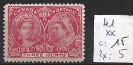 CANADA 41 ** Côte 15 € - Unused Stamps