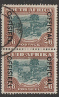 South Africa  1950 SG  048  2/6d  Overprinted OFFICIAL Fine Used - Usados