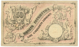 50 LIRE CORRENTI MONETA PATRIOTTICA VENEZIA 1848 BB+ - Other & Unclassified