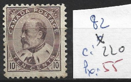 CANADA 82 * Côte 220 € - Unused Stamps