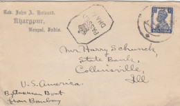 India Old Cover Mailed Censored - 1936-47 Koning George VI