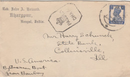 India Old Cover Mailed Censored - 1936-47 King George VI