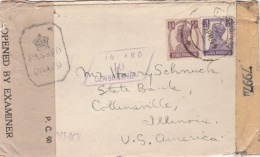 India Old Cover Mailed Censored - 1936-47  George VI