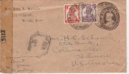 India Old Cover Mailed Censored - 1936-47  George VI