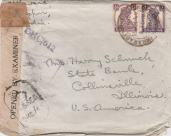 India Old Cover Mailed Censored - 1936-47 King George VI