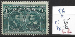 CANADA 86 * Côte 25 € ( Charnière Forte ) - Unused Stamps