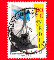 OLANDA - Paesi Bassi - Usato - 1996 - Architettura - Erasmus Bridge, Rotterdam - Ponte - 80 - Used Stamps