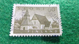 FİNLANDİYA--1960-70-           50 MK         DAMGALI - Used Stamps