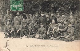 MILITARIA - Camp D'Auvours - Les Mitrailleuses - Carte Postale Ancienne - Otros & Sin Clasificación
