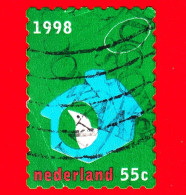 OLANDA - Nederland - Usato - 1998 - Natale - Christmas - Noel - Navidad - Bird And House - 55 - Oblitérés