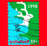 OLANDA - Nederland - Usato - 1998 - Natale - Christmas - Noel - Navidad - Deer And Christmas Tree - 55 - Used Stamps