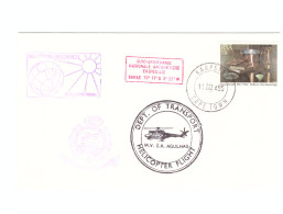 CAPE TOWN HELICOPTER  AGULHAS 11 MARS 1985  NEUTRON RESEARCH - Storia Postale