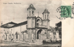 CUBA - Habana - Église Du Christ - Carte Postale Ancienne - Kuba