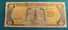 REPUBBLICA DOMENICANA 20 PESOS 1988 - República Dominicana