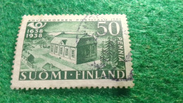 FİNLANDİYA--1938-           50 PENNY          DAMGALI - Used Stamps