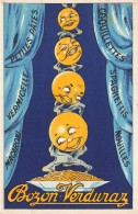 PUBLICITE - Bonzon Verduraz - Pâtes, Vermicelles, Macaronis,nouilles - Pâtes La Lune - Carte Postale Ancienne - Reclame
