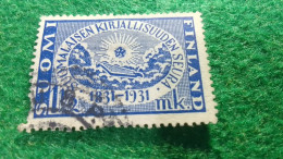 FİNLANDİYA--1931-           1.1/2 MK          DAMGALI - Used Stamps