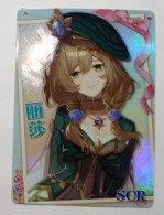 CARTE SEXY GIRL MANGA MINT HOLO PRISM Waifu SCR Lisa Minci - Genshin Impact - Altri & Non Classificati