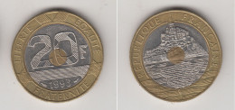 20 FRS - 1993 MONT ST MICHEL - 20 Francs