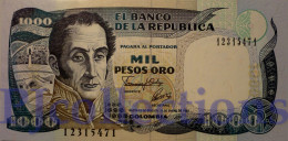 COLOMBIA 1000 PESOS ORO 1992 PICK 432A UNC - Colombia