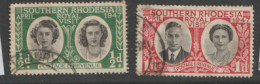 Southern  Rhodesia  1947  SG 62-3  Royal  Visit Fine Used - Southern Rhodesia (...-1964)