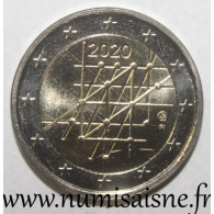 FINLANDE - 2 EURO 2020 - 100 ANS DE L'UNIVERSITE DE TURKU - SPL - Finlande