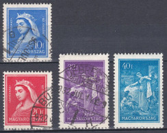 Hongrie 1932 N° 439-442 - 700e Anniversaire De La Mort De Sainte Élisabeth, 1207-1231   (J21) - Oblitérés