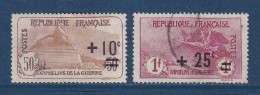 France - YT N° 167 Et 168 - Neuf Sans Gomme Et Oblitéré - 1922 - Unused Stamps