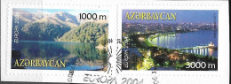 2004 Aserbaidschan / Azerbaidjan / Aserbedian  Mi. 573-4 FD-used Briefstück  Europa - 2004