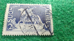 FİNLANDİYA--1935            2.50 MK    DAMGALI - Usati