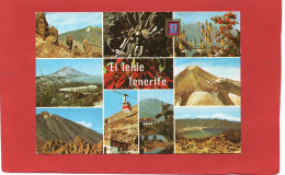 ESPAGNE---TENERIFE---EL TEIDE---Multi-vues--voir 2 Scans - Tenerife