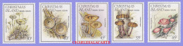 CHRISTMAS ISLAND 1984  FUNGI  SG 185-189  U.M. - Christmas Island