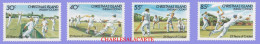 CHRISTMAS ISLAND 1984  CRICKET  SG 190-193  U.M. - Christmas Island