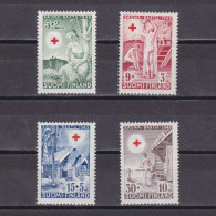 FINLAND 1949, Sc# B94-B97, Semi-Postal, Red Cross, MH - Nuevos
