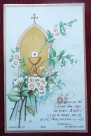 Souvenir 1ère Communion. Flobecq 1890, Eglise Saint-Luc - Images Religieuses