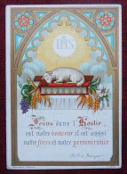 Souvenir 1ère Communion. 1886 Wavre-Sainte-Catherine, Eglise De Saint-Augustin - Images Religieuses