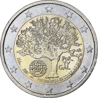 Portugal, 2 Euro, European Union President, 2007, Lisbonne, SPL, Bimétallique - Portugal