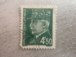 Type Hourriez - Effigies - 4f.50 - Yt 521 B - Vert - Oblitéré - Année 1941 - - Gebruikt