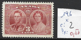CANADA 196 * Côte 2 € - Unused Stamps