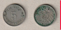 00765) Dt. Kaiserreich, 5 Pfennig 1913G - 5 Pfennig