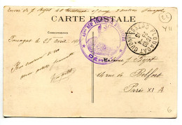 22 CHATELAUDREN Etang Jardinier Arrosiir Et Lavandières Laveuses CACHET MILITAIRE 1915  46 Em Régim   D16 2023 - Châtelaudren