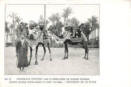 SYRIE - Souvenir De La Syrie - Chameaux Portant Les Cymbaliers De Noces Arabes - Animé - Carte Postale - Syria