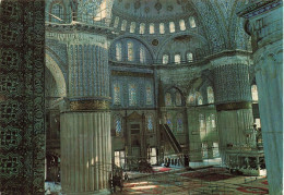 TURQUIE -  Istanbul - Intérieure De La Mosquée Bleue - Colorisé - Carte Postale - Türkei