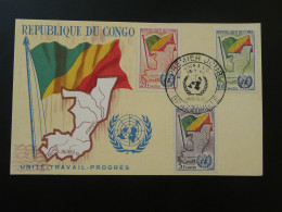 Carte Maximum Card Drapeau Flag Congo 1961 (ex 1) - FDC
